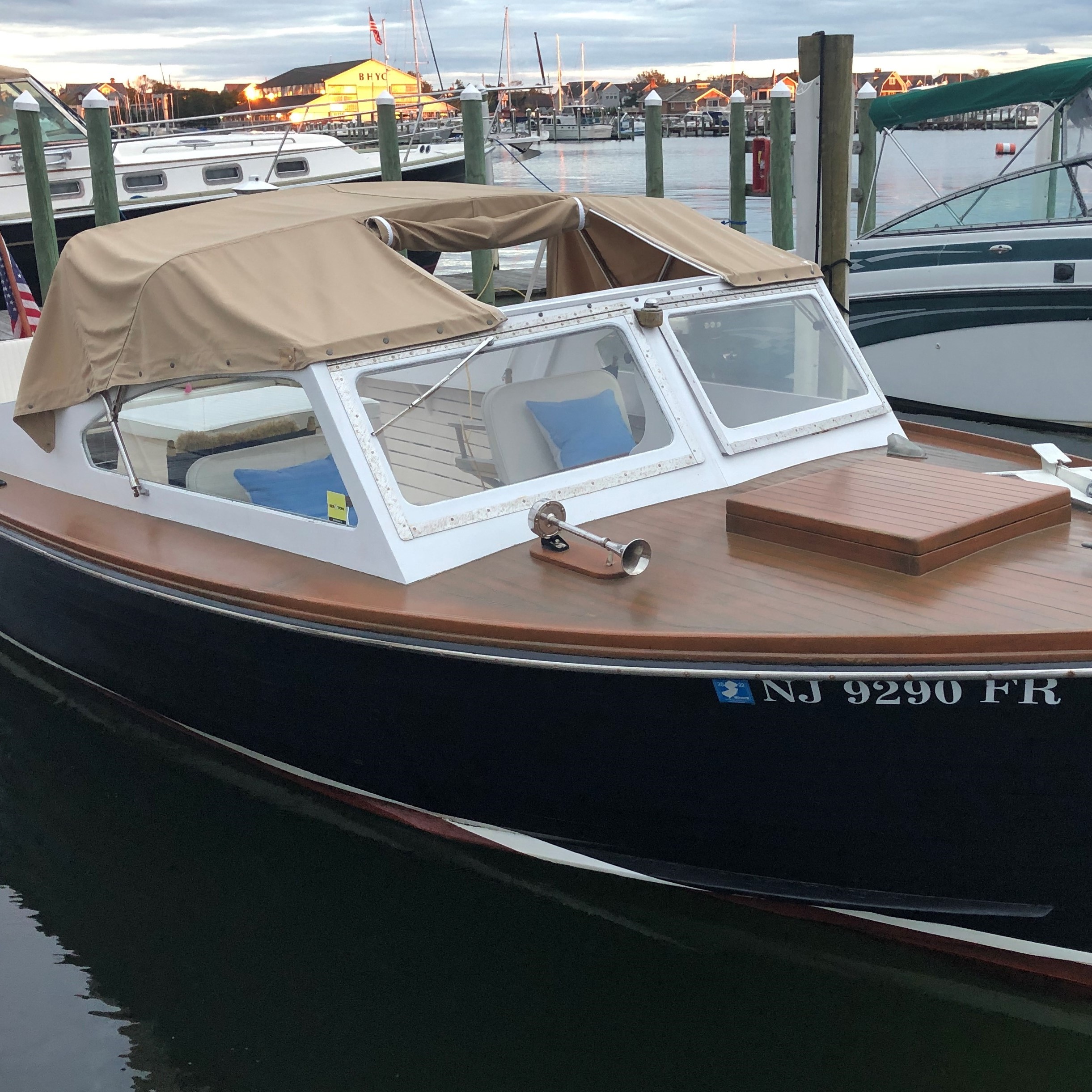 Hubert Johnson Black Jack Skiff 